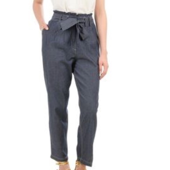 Gap Paperbag Tie Khaki Pants Size 6 Regular - Picture 4 of 4